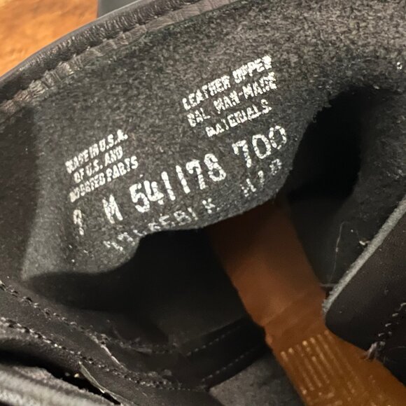 FRYE Harness Leather Belted Western Moto Boot - Black Square Toe 9/8R Women’s - Picture 3 of 9